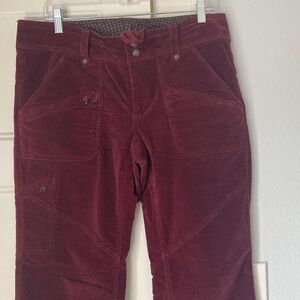 Dark Cherry Athleta velvet Pants